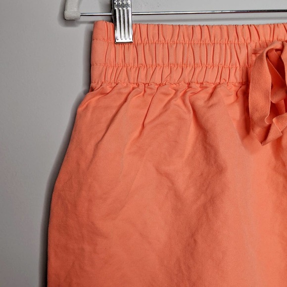 J CREW • Tangerine Summer Drawstring Cotton Skirt - Picture 4 of 8